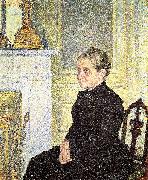 Theo Van Rysselberghe Portrait de Madame Charles Maus oil painting